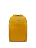 PIQUADRO quilted leather backpack - Yellow
