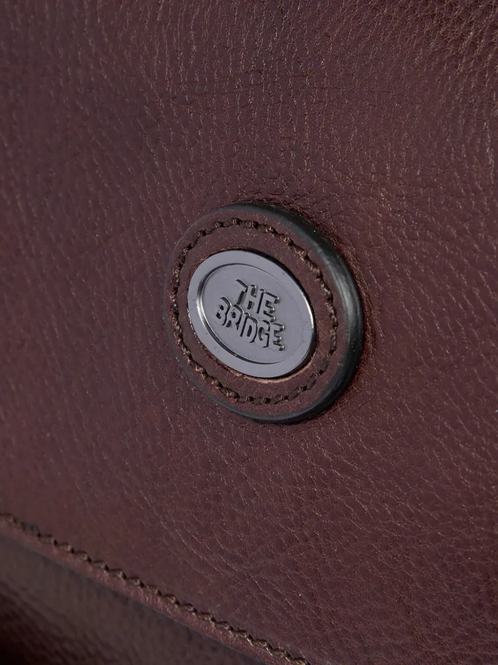 The Bridge Leather Backpack In Brown