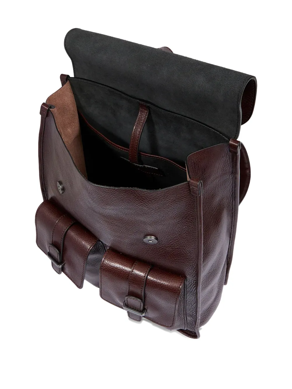 The Bridge Leather Backpack In Brown