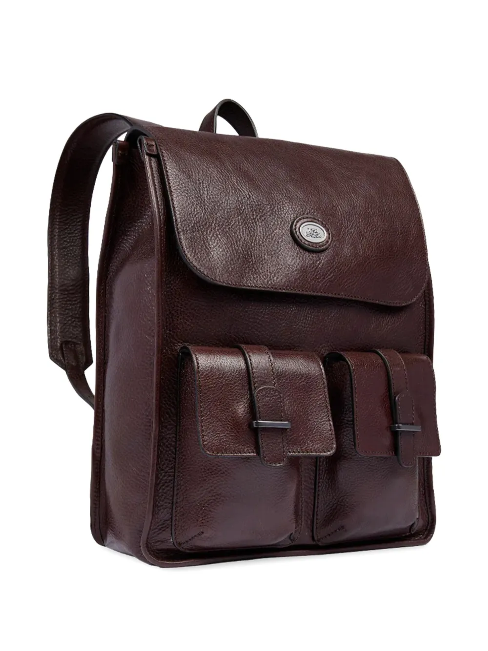 The Bridge Leather Backpack In Brown