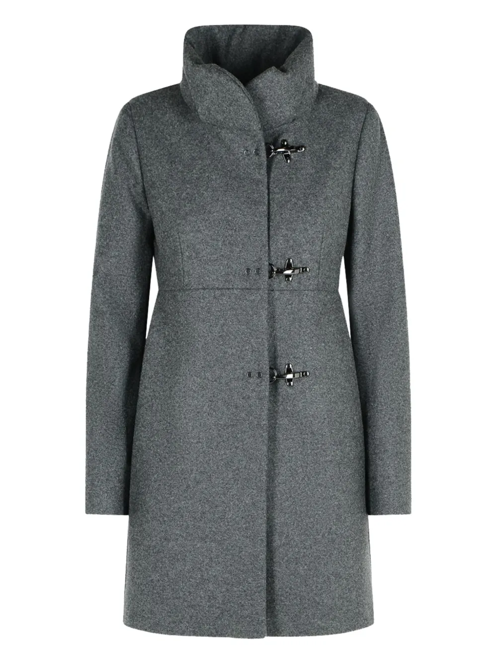 Fay high-neck coat | Grey | Image 1