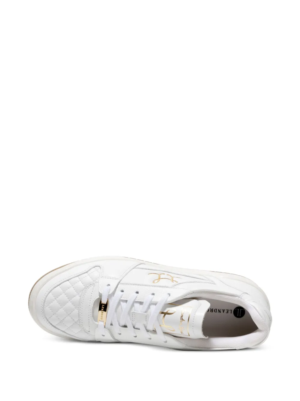 Leandro Lopes Tony embroidered-logo sneakers White