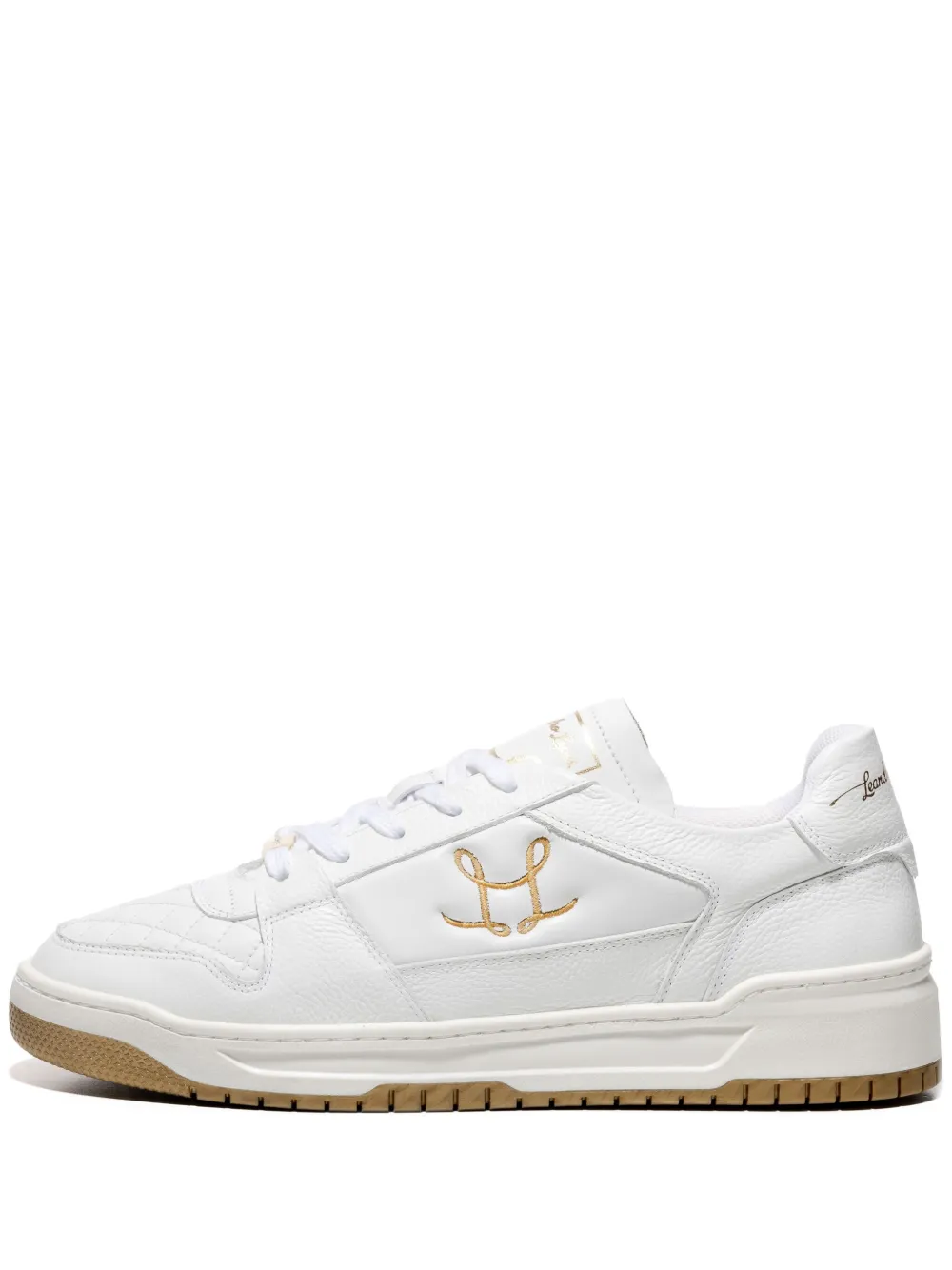 Leandro Lopes Tony embroidered-logo sneakers White