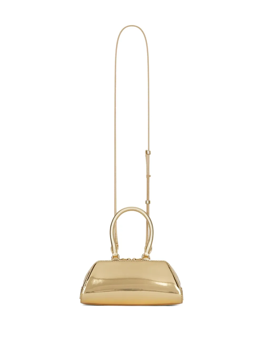 Givenchy Antigona East-West metallic mini-shopper Goud