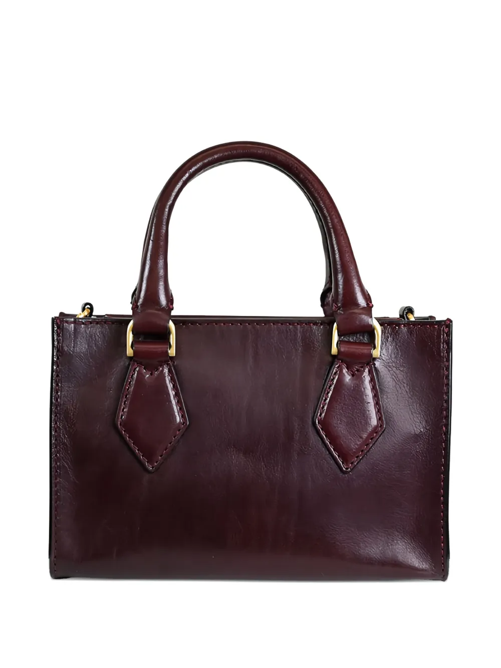 The Bridge Top-handle Leather Tote Bag In Red