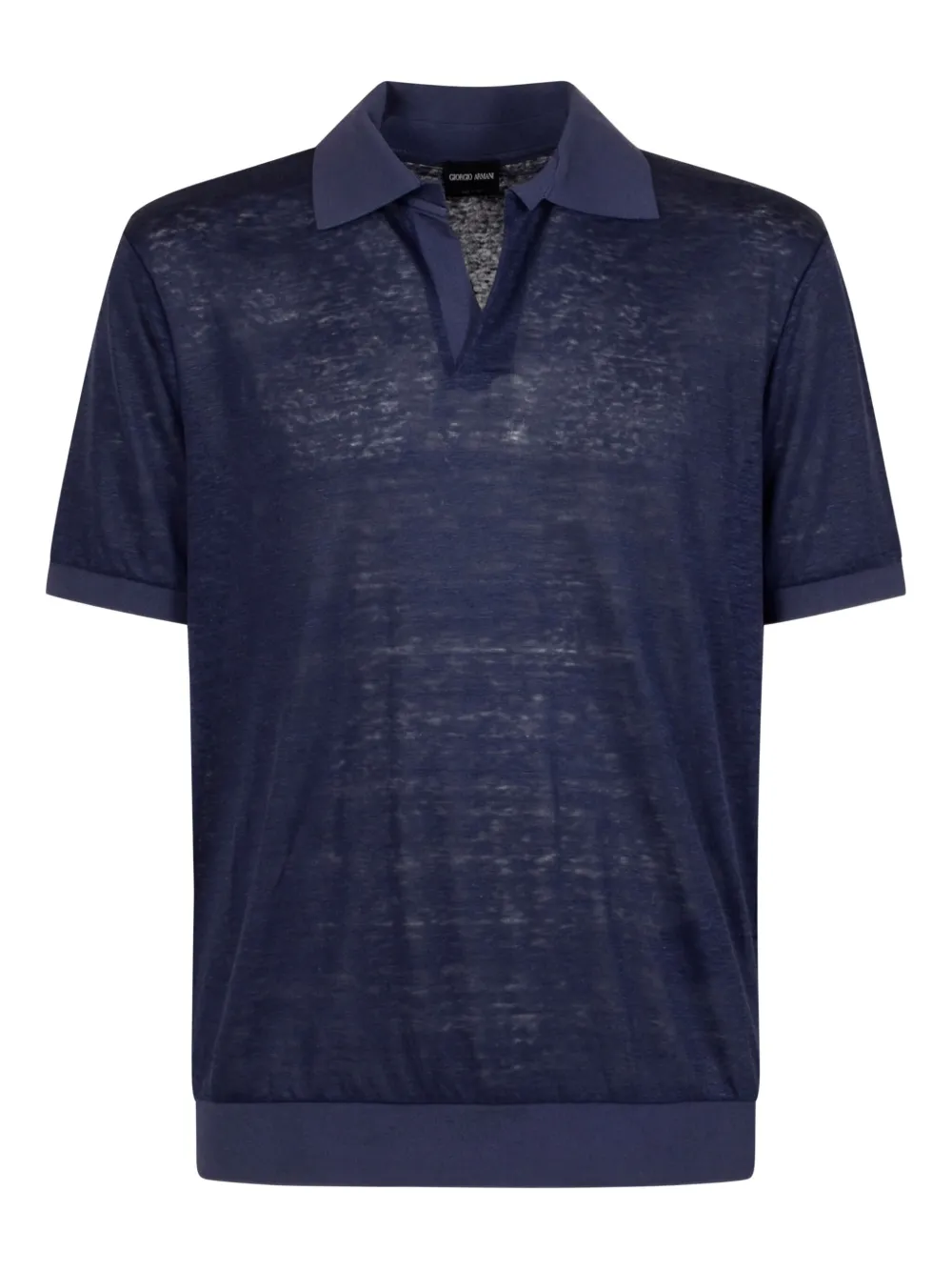 Giorgio Armani T-shirt met ronde hals Blauw