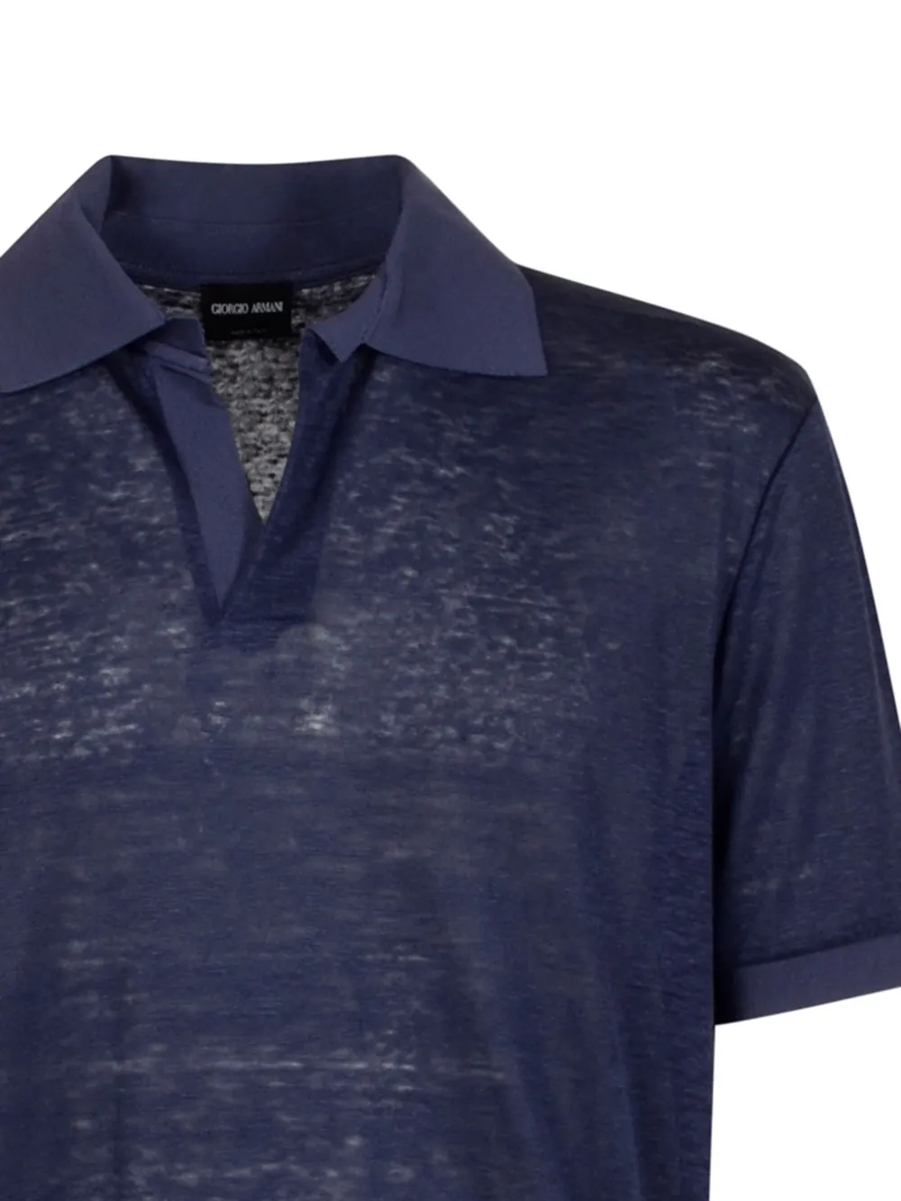 Giorgio Armani T-shirt met ronde hals Blauw