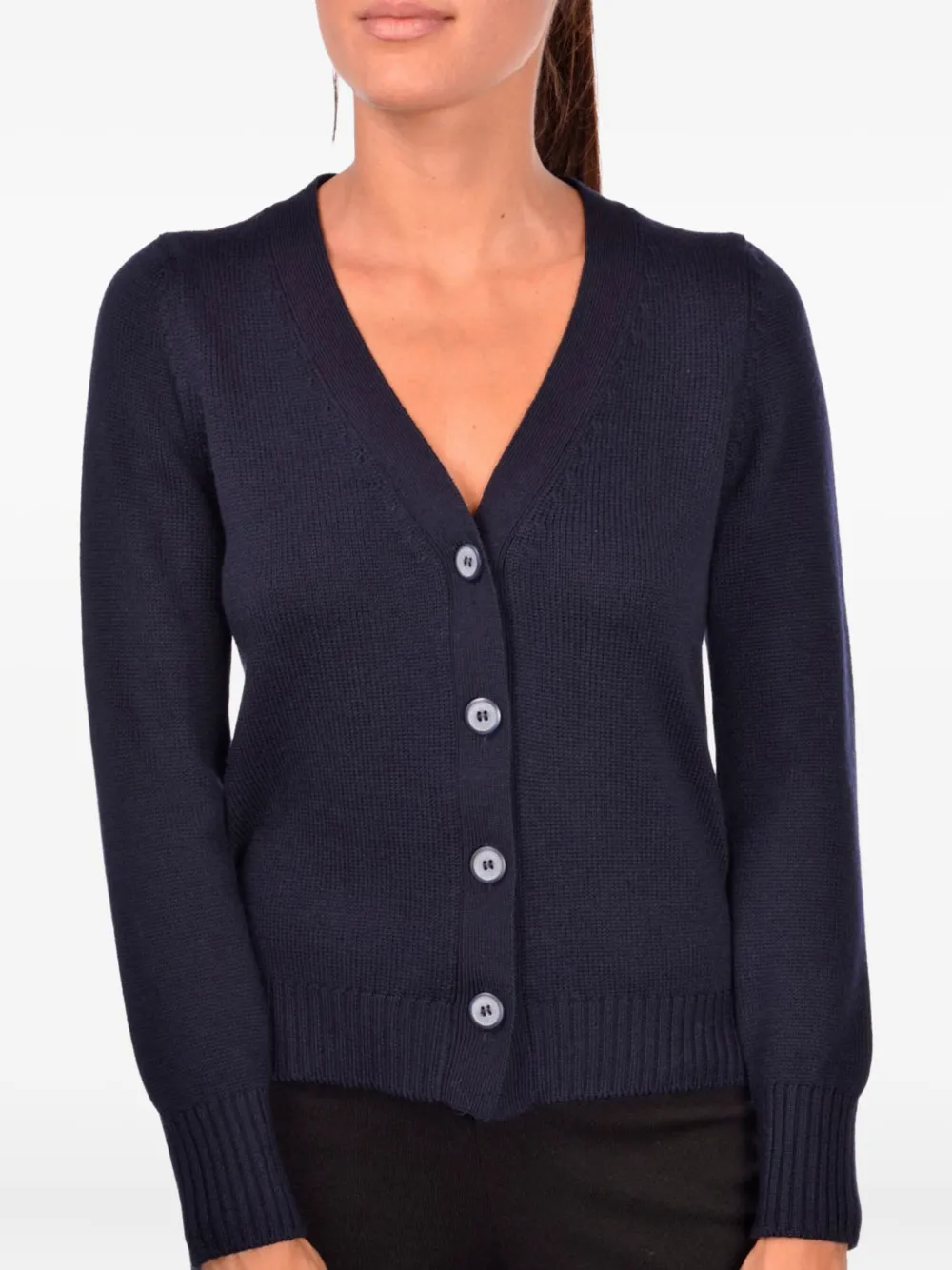 V-neck cardigan