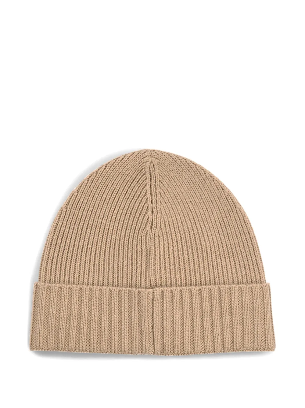 BOSS ribbed beanie - Beige