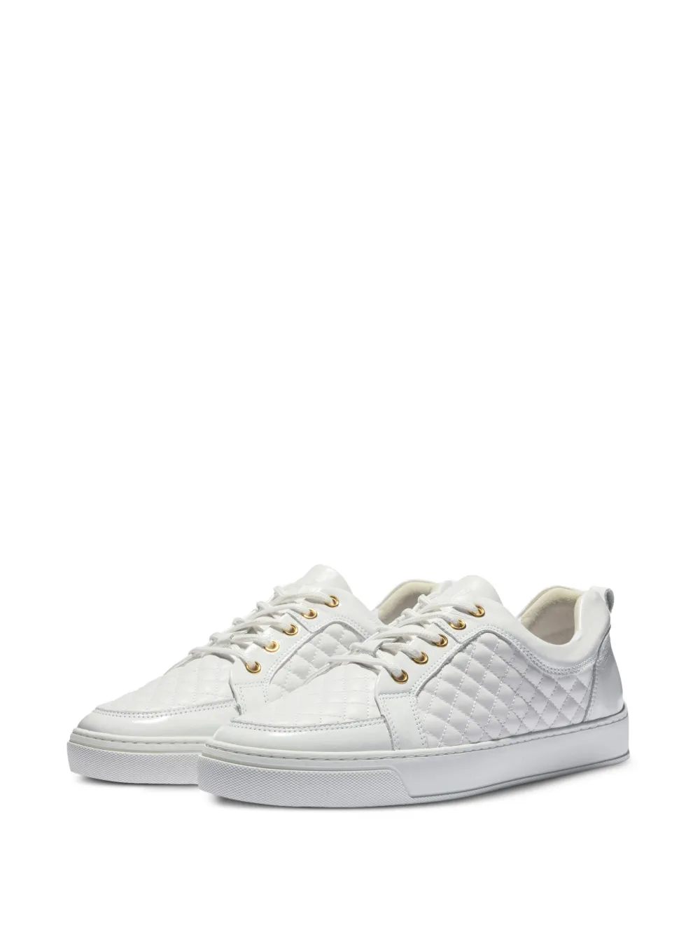Leandro Lopes quilted leather sneakers | Low-Tops | Image 2