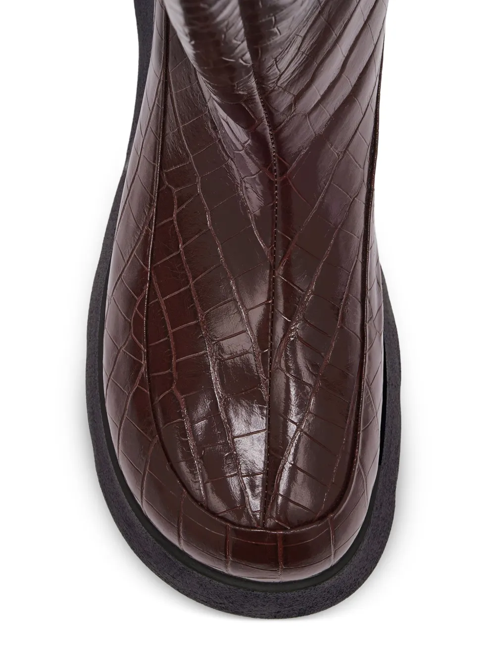 GANNI Laarzen met reliëf Rood