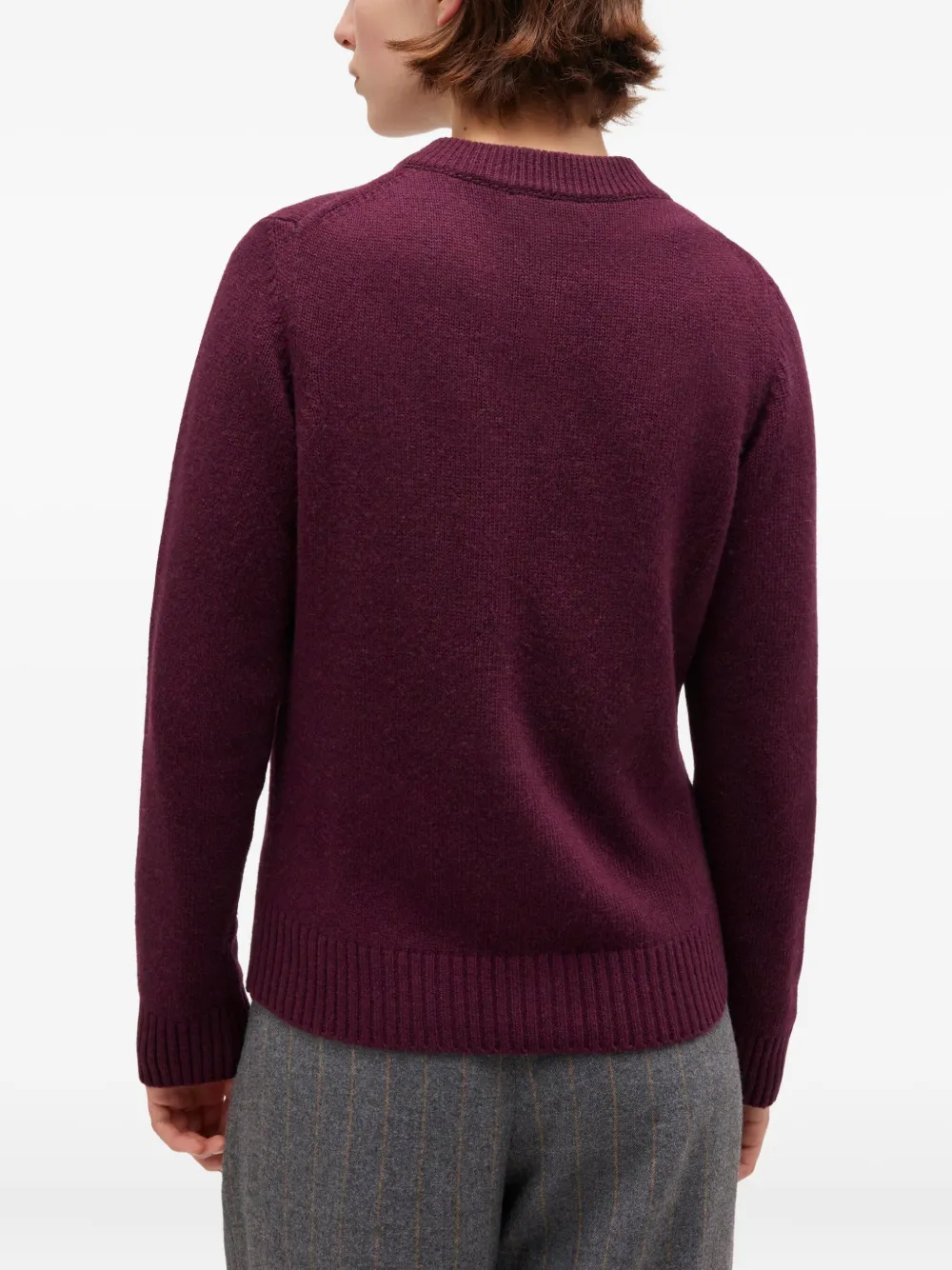 GANNI Vest met ronde hals Rood