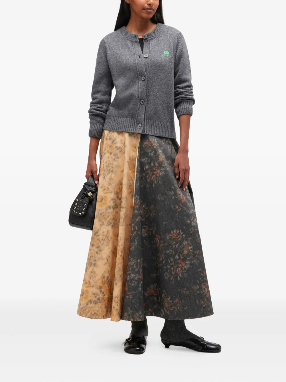 GANNI Vest met ronde hals Grijs