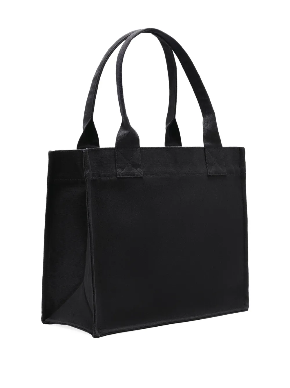 GANNI Shopper met puppyprint Zwart