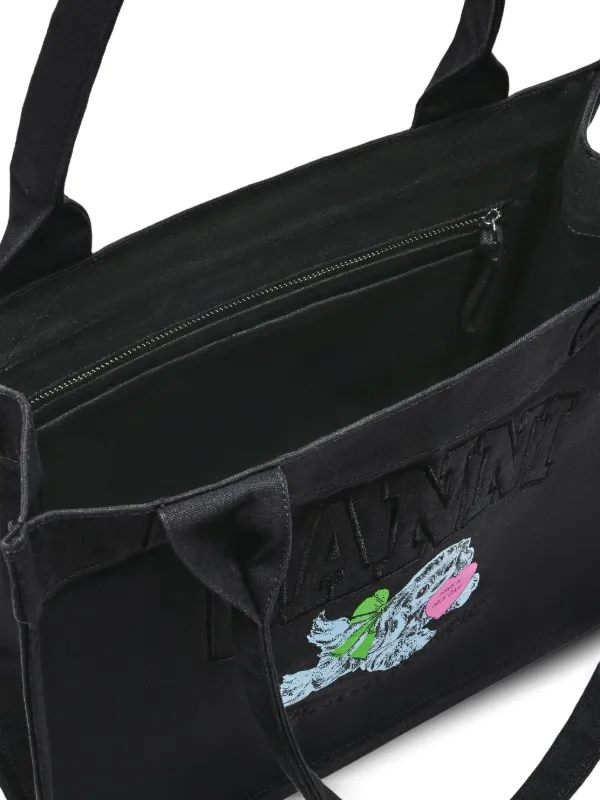 GANNI Puppy ハンドバッグ | ブラック | FARFETCH JP