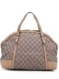 Gucci Pre-Owned 2016-2025 Large GG Supreme Nice Dome satchel - Brown
