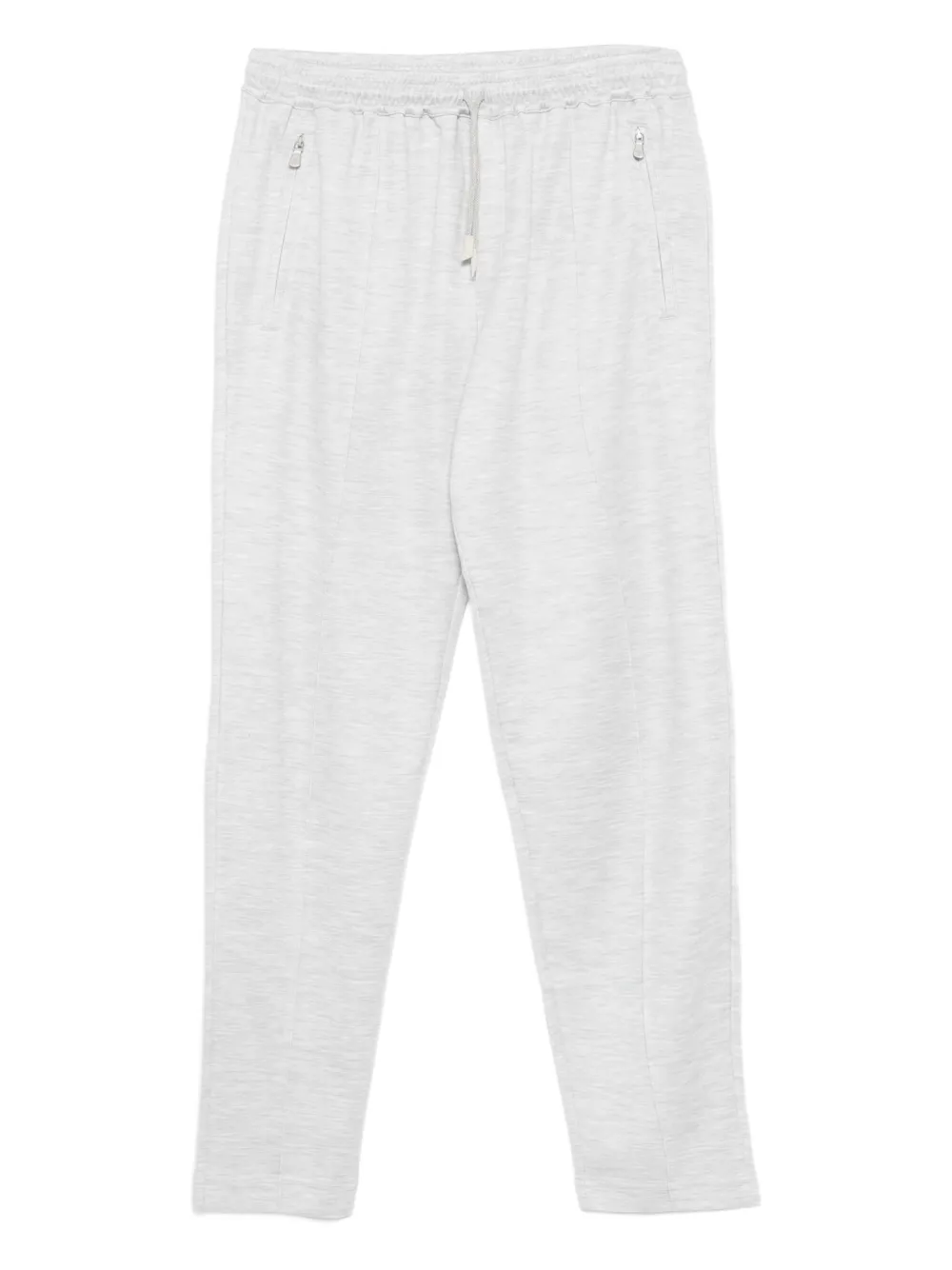 Eleventy Broek met trekkoord en ritszak Grijs