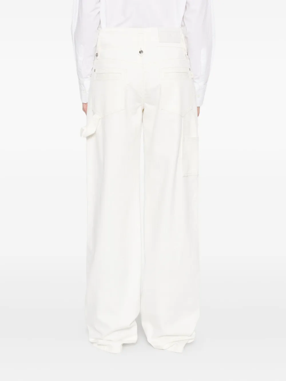 Ermanno Scervino Jeans verfraaid met ringlets Wit