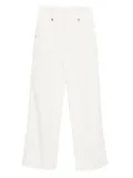 Ermanno Scervino eyelet-embellished jeans - White