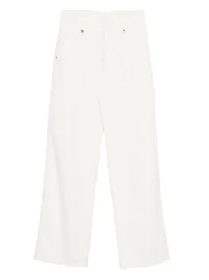 Jil Sander クロップド ストレートジーンズ | ホワイト | FARFETCH JP