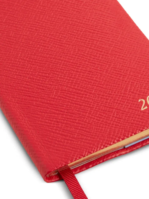 Smythson 2026 Panama Weekly 手帳 | レッド | FARFETCH JP