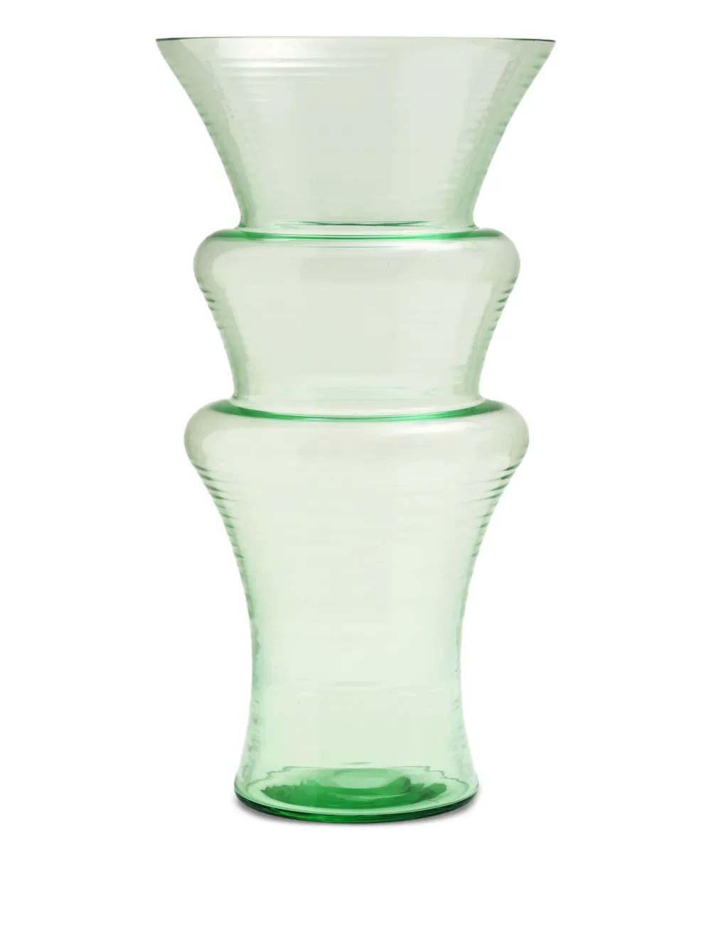Produzione Privata Wind Maestrale glass vase (20cm) | Green | Image 1