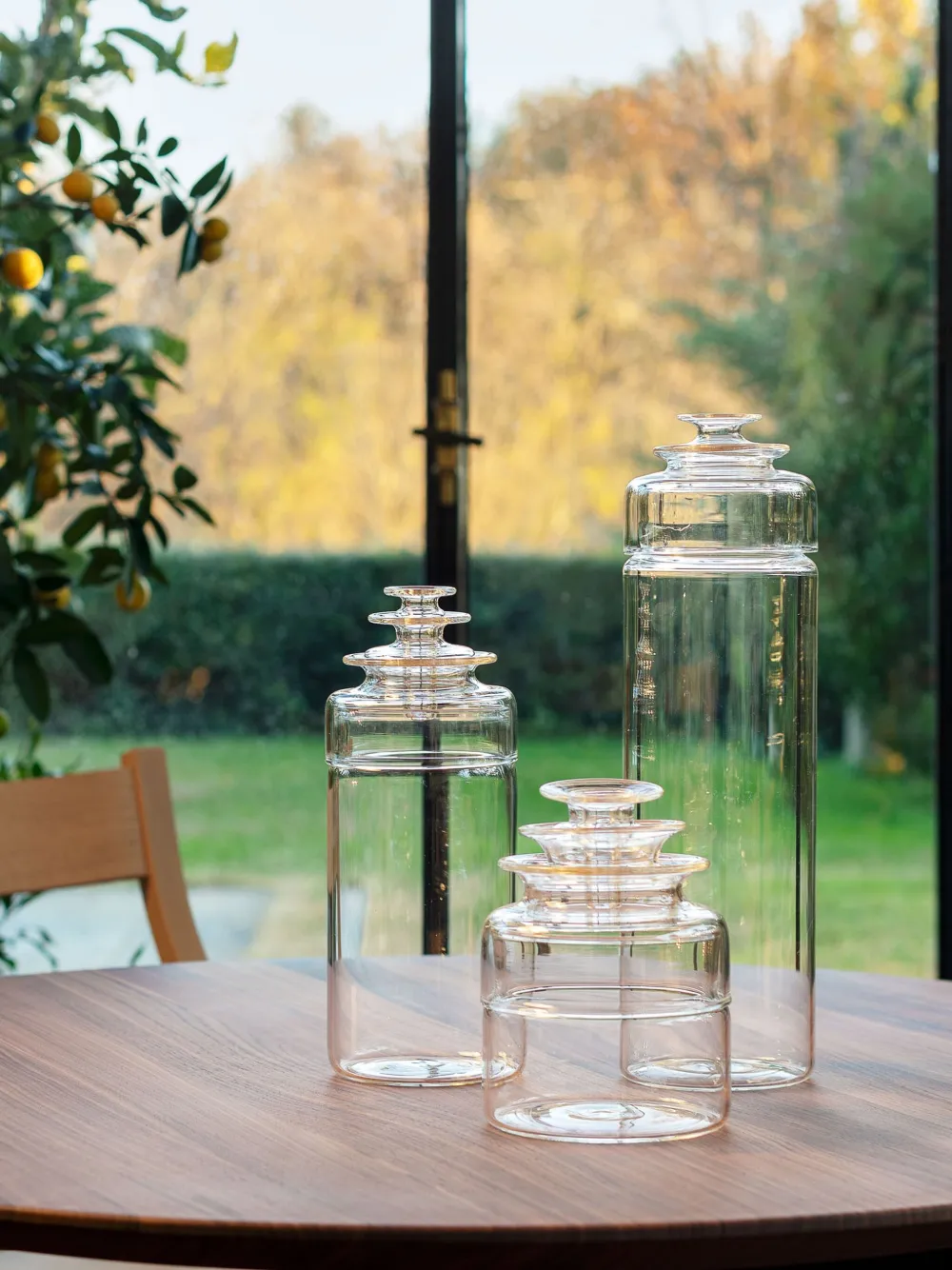 Produzione Privata Transparent-design Vase (27cm) In Transparent