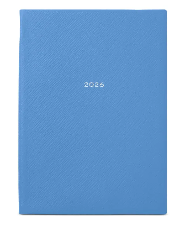 Smythson 2026 Soho 手帳 | ブルー | FARFETCH JP