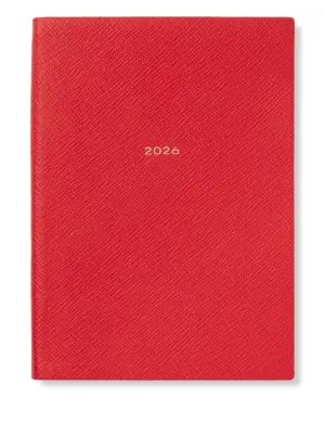 Smythson 2026 Panama Weekly 手帳 | レッド | FARFETCH JP