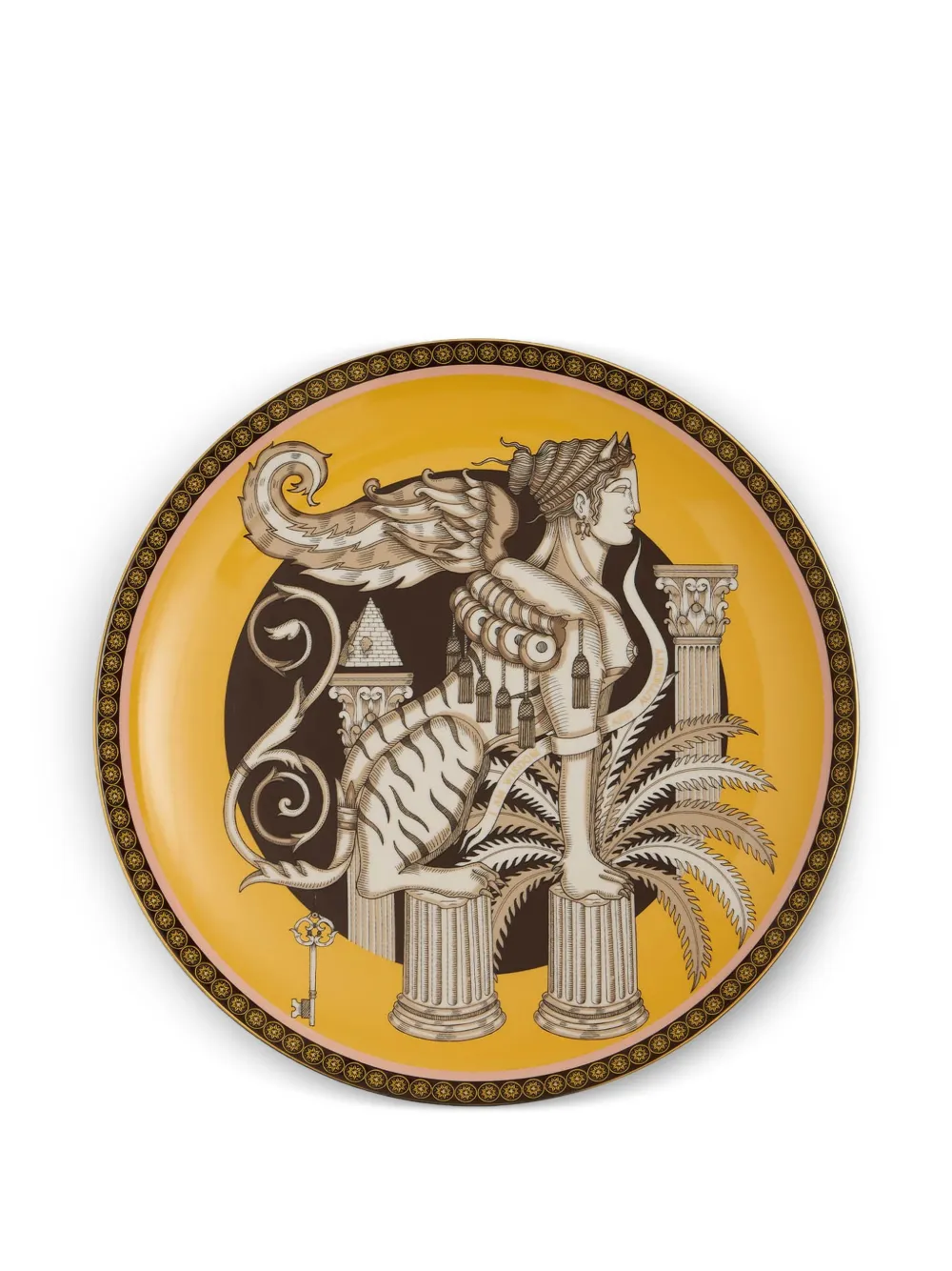 La DoubleJ Sphynx decorative plate | Yellow | Image 1