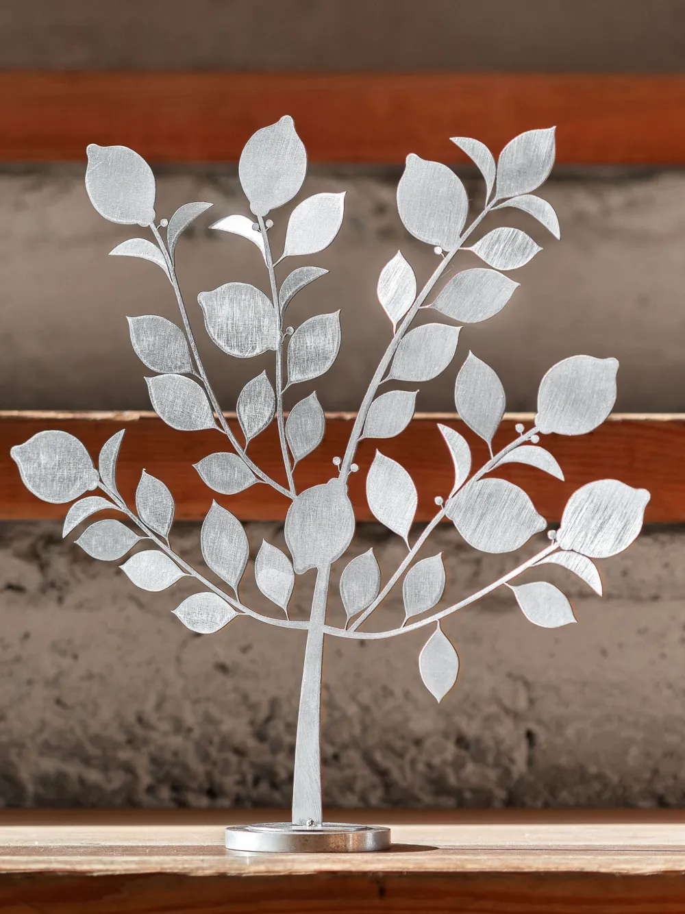 Produzione Privata Lemon Tree Sculpture In Silver
