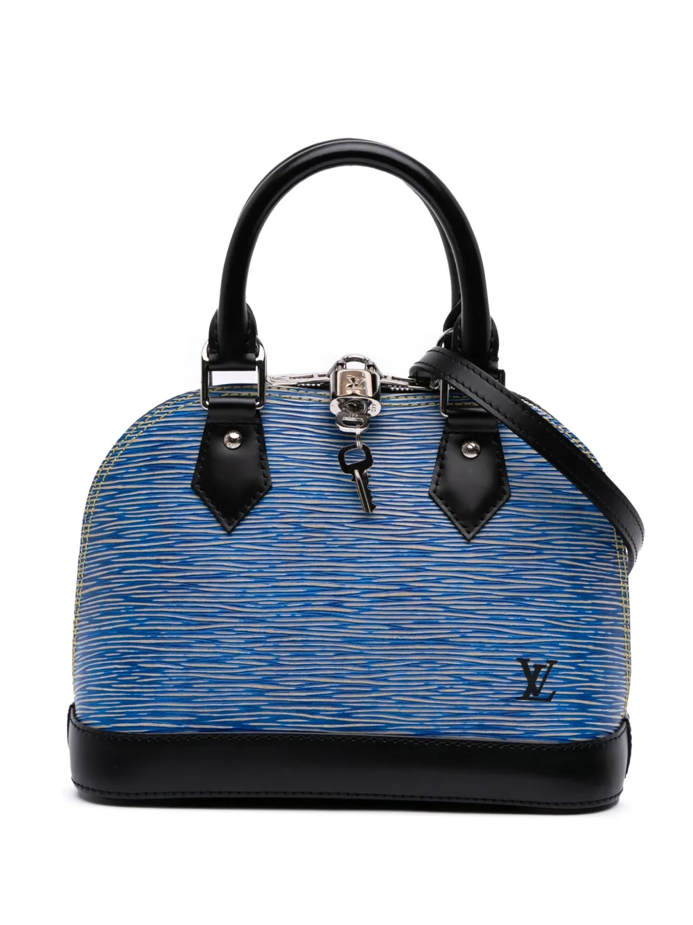 Louis Vuitton Pre-Owned 2018 エピ デニム アルマ BB サッチェルバッグ - ブルー Louis Vuitton Pre-Owned 2018 エピ デニム アルマ BB サッチェルバッグ - ブルー