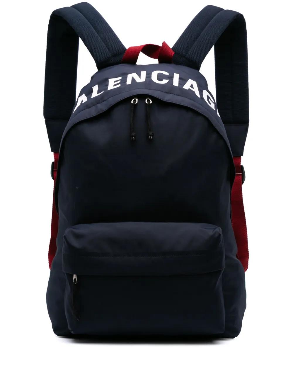 Pre-owned Balenciaga 2019 Nylon Wheel Backpack In Blue