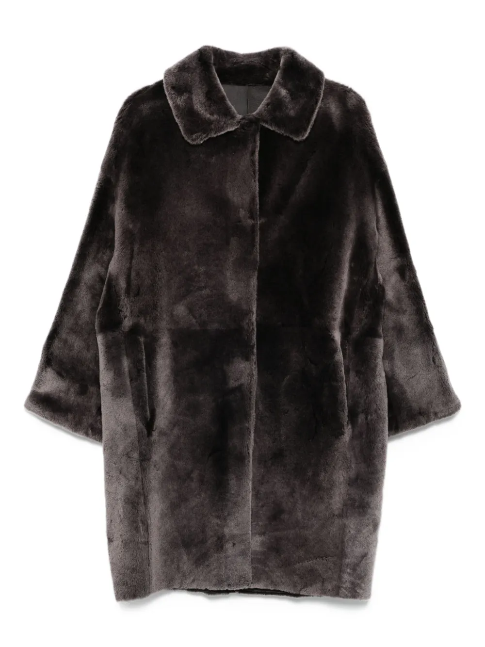 Manzoni 24 lamb shearling coat | Grey | Image 1