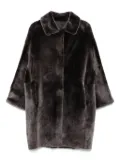 Manzoni 24 lamb shearling coat - Grey