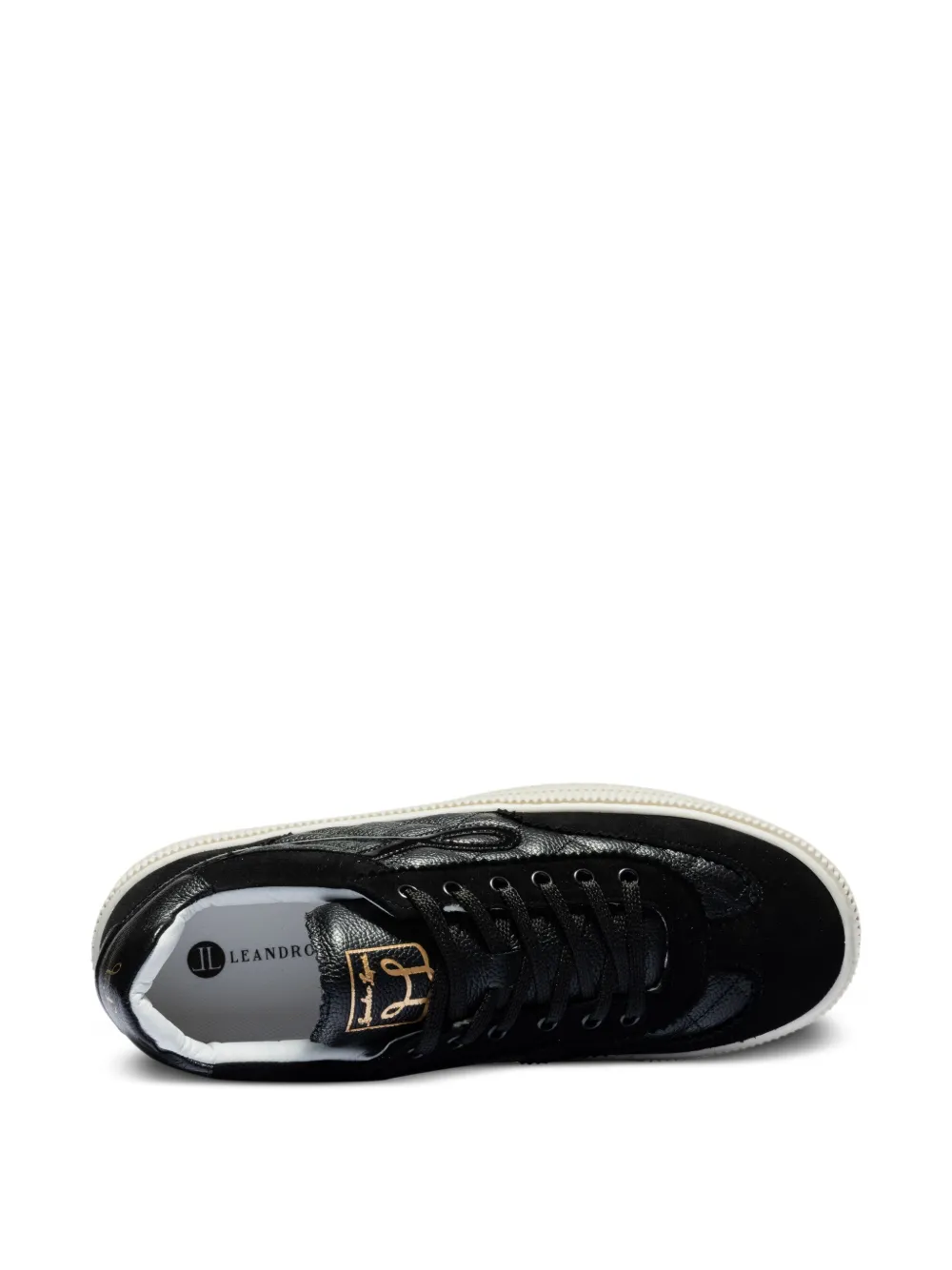 Leandro Lopes London quilted-pattern sneakers Black
