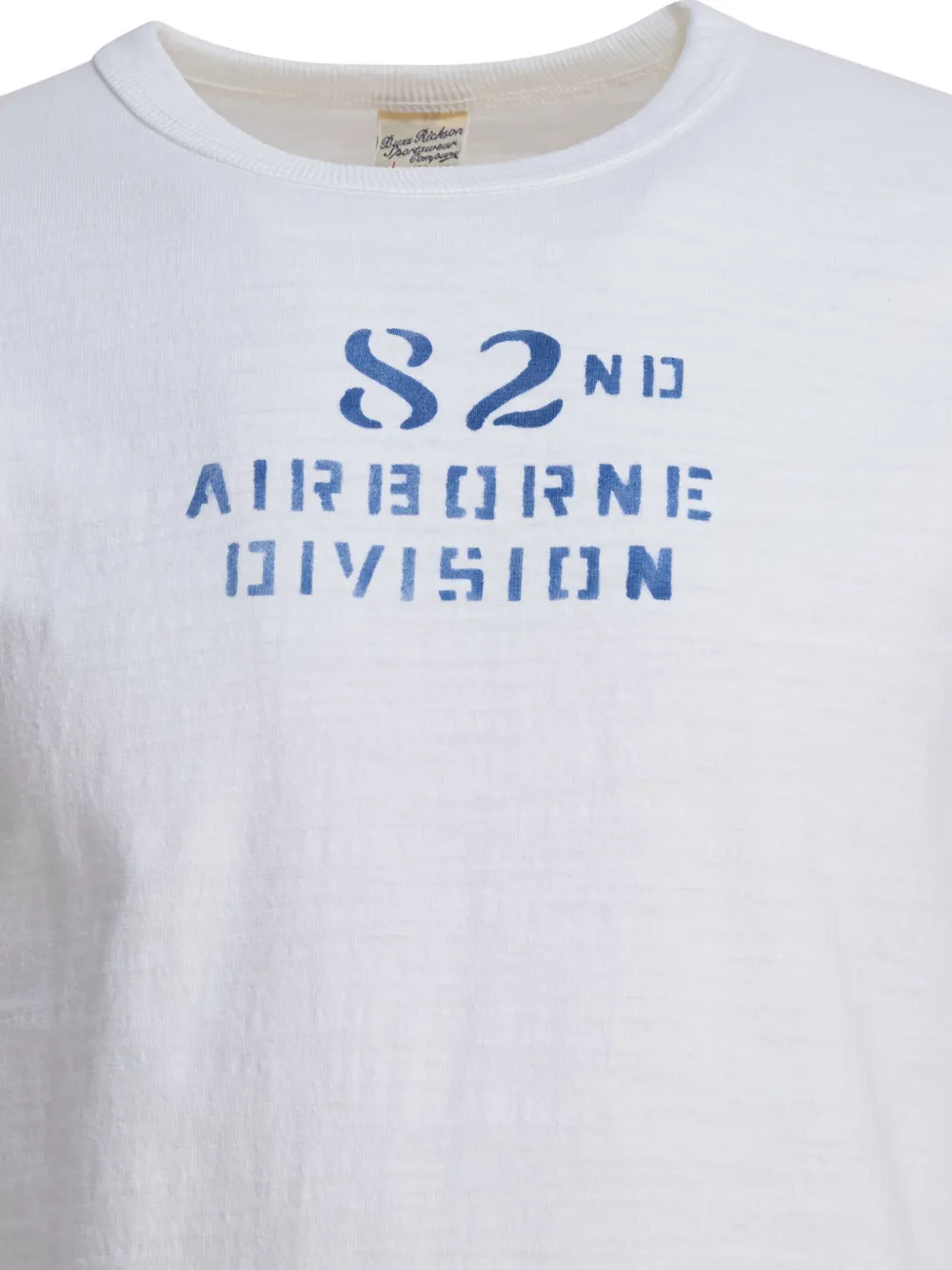  Buzz Ricksons 82nd Airborne Division Graphic T-shirt - White 
