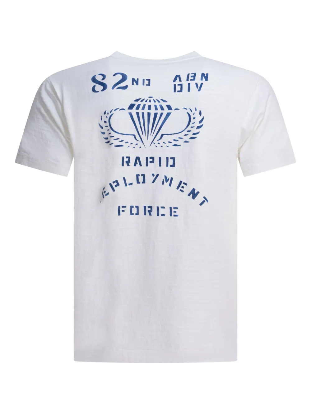 Buzz Ricksons 82nd Airborne Division graphic T-shirt - Wit