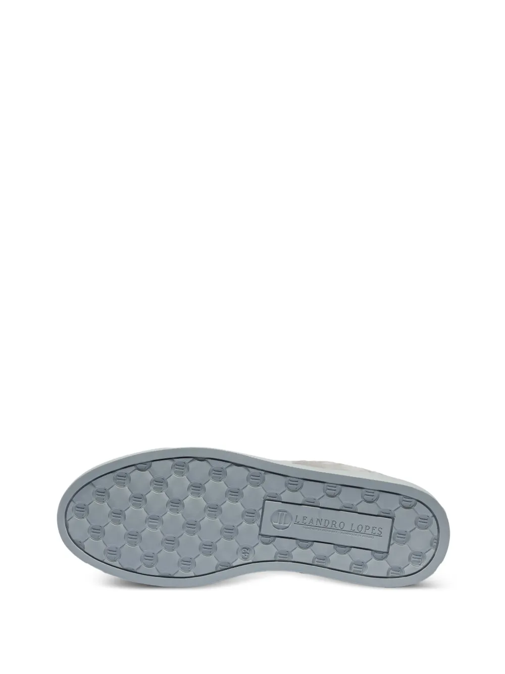 Leandro Lopes Faisca embroidered-logo sneakers Grey
