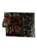 Pierre-Louis Mascia floral-pattern scarf - Brown