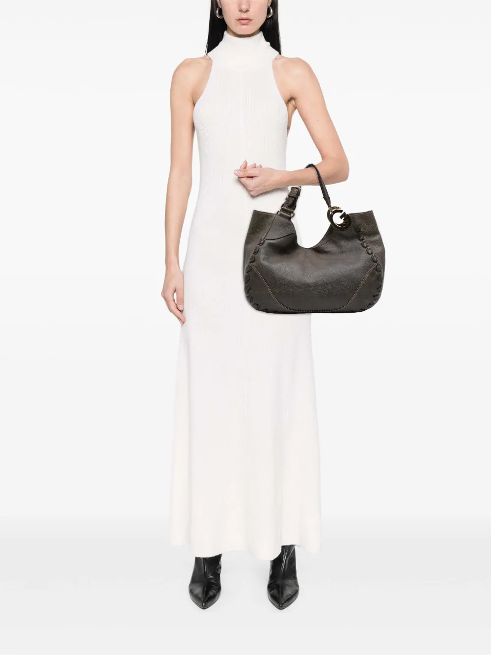 Gucci Pre-Owned 2016-2025 Medium Grained Calfskin Charlotte hobo bag | Pre-Owned | Image 2