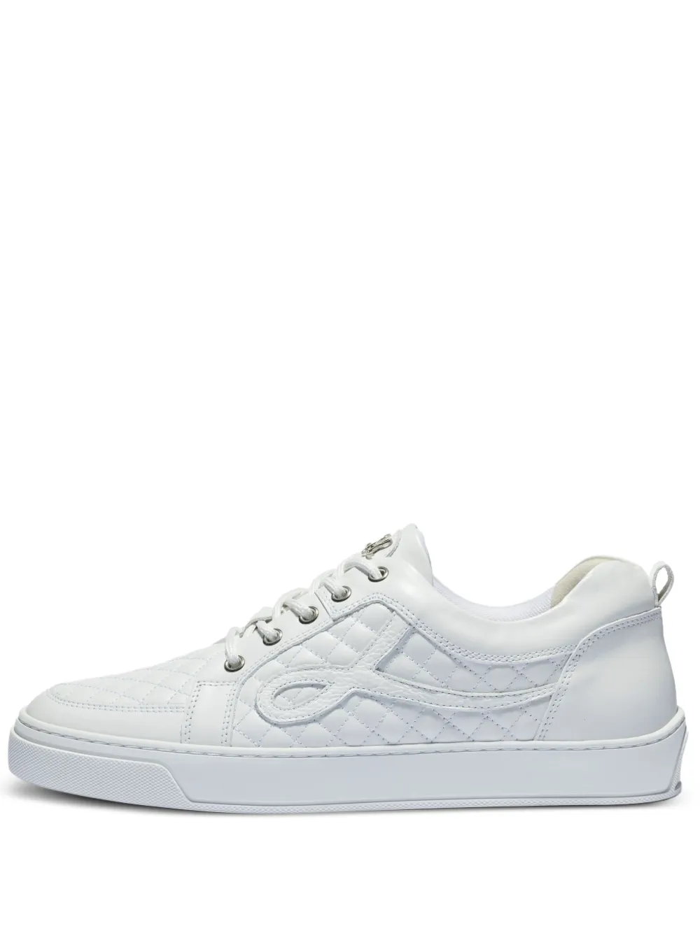 Leandro Lopes Ezio quilted-detail sneakers White