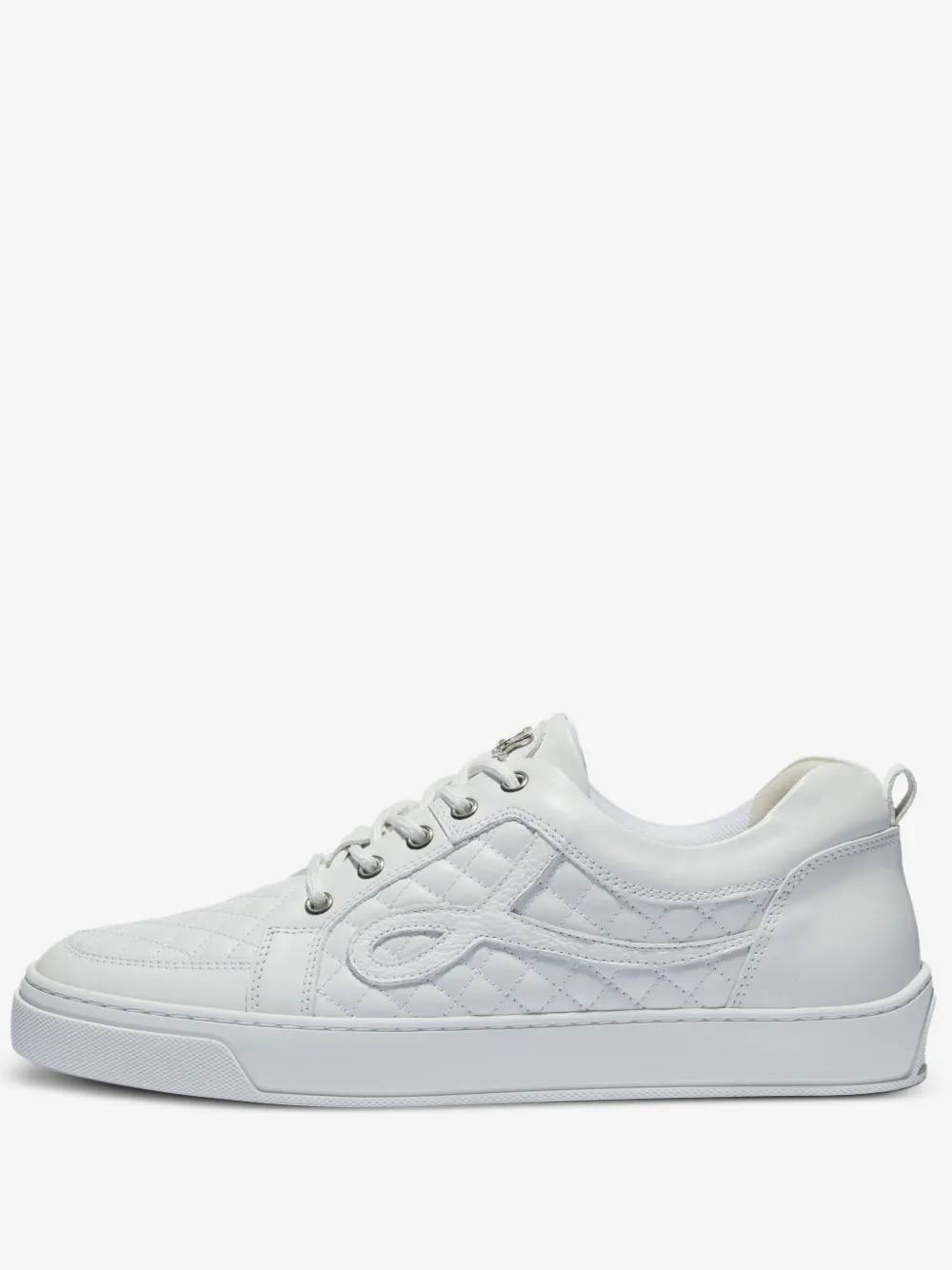 Leandro Lopes Ezio quilted-detail sneakers | White | Image 1