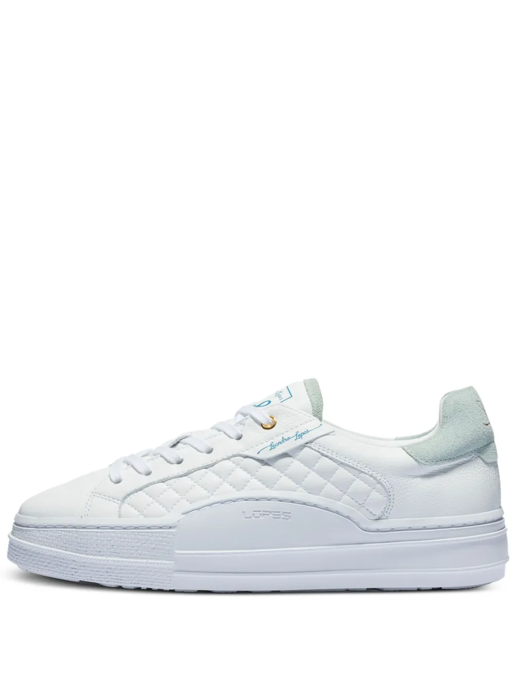 Leandro Lopes Nautilus 2.0 Quilted-pattern Sneakers In Neutral