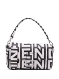 Fendi Pre-Owned 2010-2024 Marc Jacobs Nappa Vitello King Logo Print Phone Baguette satchel - Black