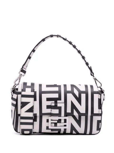 Fendi Pre-Owned bolsa satchel Marc Jacobs de piel de napa y becerro con logo King estampado 2010-2024