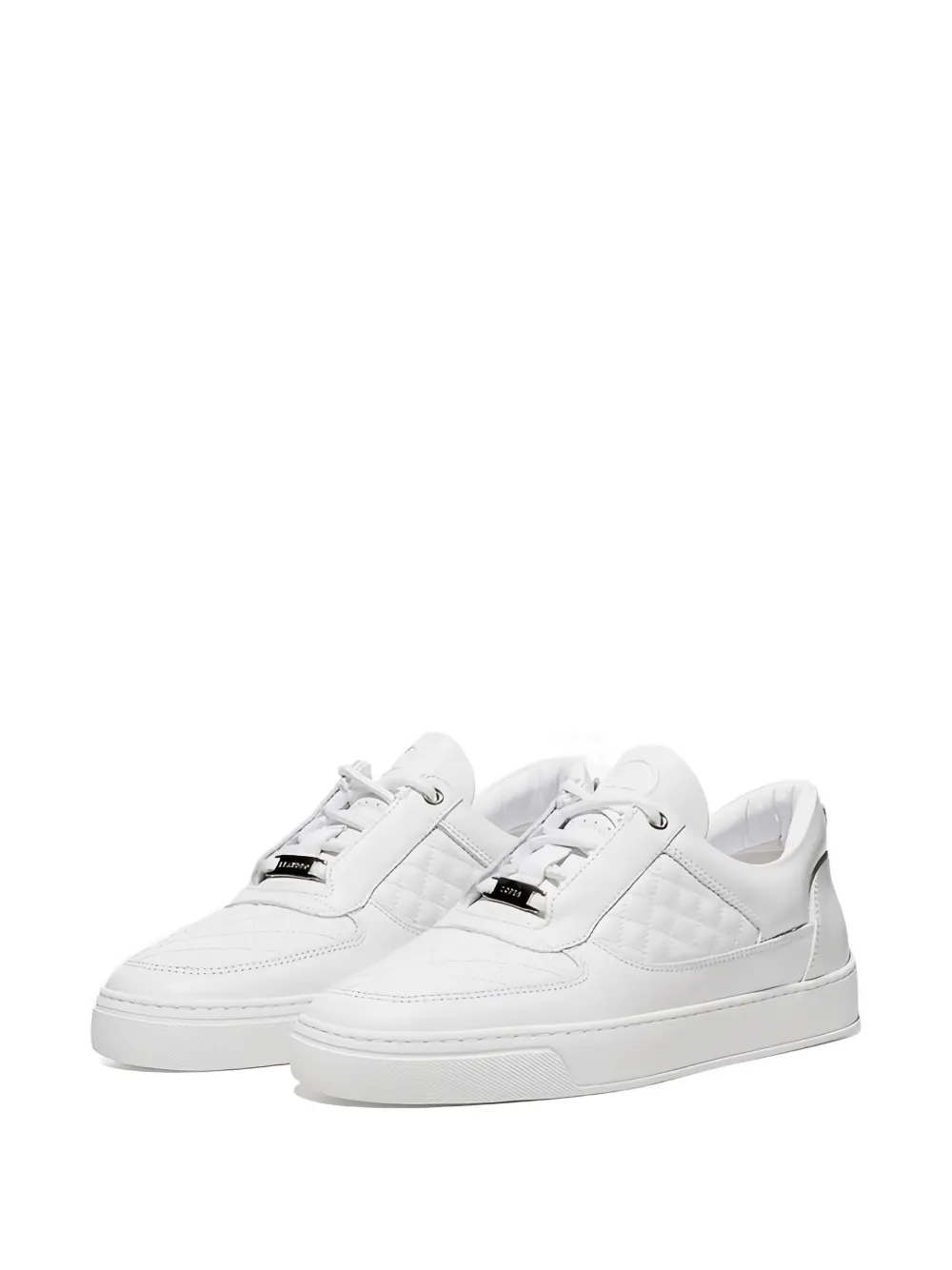 Leandro Lopes Faisca quilted-pattern sneakers White