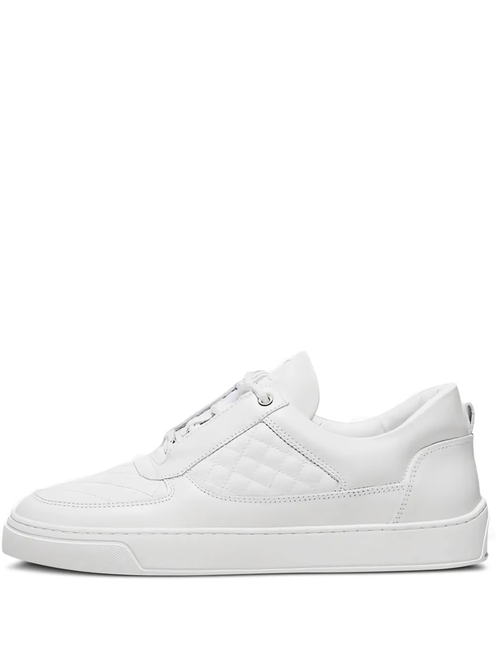 Leandro Lopes Faisca quilted-pattern sneakers White