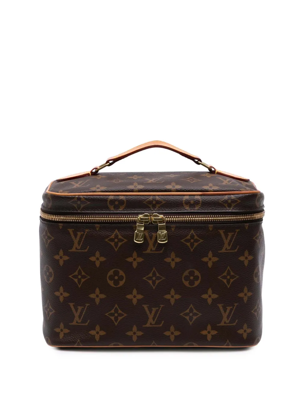 Louis Vuitton Pre-Owned 2020 Monogram Nice BB Case vanity bag | Brown | Image 1
