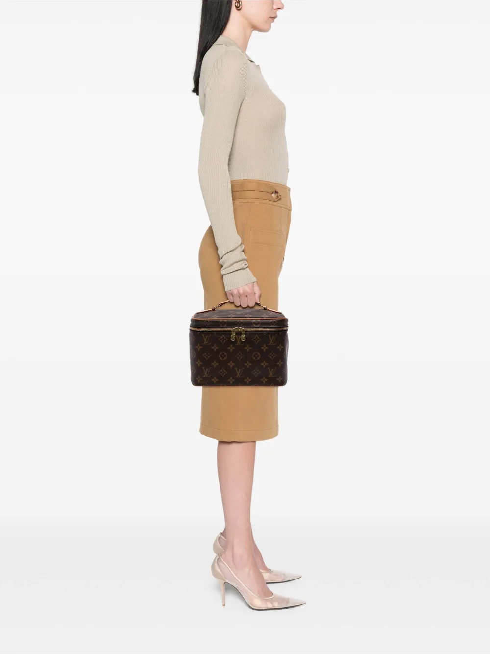 Louis Vuitton Pre-Owned 2020 Monogram Nice BB Case vanity bag | Pre-Owned | Image 2